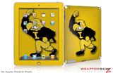 iPad Skin Iowa Hawkeyes Herky on Gold (fits iPad 2 through iPad 4)
