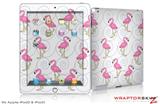 iPad Skin Flamingos on White (fits iPad 2 through iPad 4)