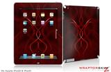 iPad Skin Abstract 01 Red (fits iPad 2 through iPad 4)