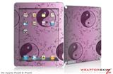 iPad Skin Feminine Yin Yang Purple (fits iPad 2 through iPad 4)
