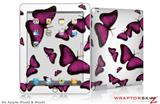 iPad Skin Butterflies Purple (fits iPad 2 through iPad 4)