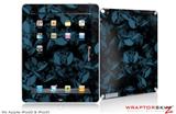 iPad Skin Skulls Confetti Blue (fits iPad 2 through iPad 4)