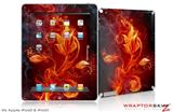 iPad Skin Fire Flower (fits iPad 2 through iPad 4)