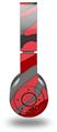 WraptorSkinz Skin Decal Wrap compatible with Original Beats Wireless Headphones Camouflage Red Skin Only (HEADPHONES NOT INCLUDED)