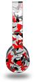 WraptorSkinz Skin Decal Wrap compatible with Original Beats Wireless Headphones Sexy Girl Silhouette Camo Red Skin Only (HEADPHONES NOT INCLUDED)