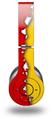 WraptorSkinz Skin Decal Wrap compatible with Original Beats Wireless Headphones Ripped Colors Red Yellow Skin Only (HEADPHONES NOT INCLUDED)