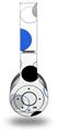 WraptorSkinz Skin Decal Wrap compatible with Original Beats Wireless Headphones Lots of Dots Blue on White Skin Only (HEADPHONES NOT INCLUDED)