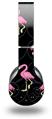 WraptorSkinz Skin Decal Wrap compatible with Original Beats Wireless Headphones Flamingos on Black Skin Only (HEADPHONES NOT INCLUDED)