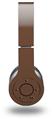 WraptorSkinz Skin Decal Wrap compatible with Original Beats Wireless Headphones Solids Collection Chocolate Brown Skin Only (HEADPHONES NOT INCLUDED)