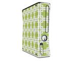 Boxed Sage Green Decal Style Skin for XBOX 360 Slim Vertical