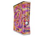 Tie Dye Pastel Decal Style Skin for XBOX 360 Slim Vertical