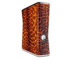 Fractal Fur Cheetah Decal Style Skin for XBOX 360 Slim Vertical