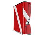 Dive Scuba Flag Decal Style Skin for XBOX 360 Slim Vertical