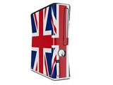 Union Jack 02 Decal Style Skin for XBOX 360 Slim Vertical