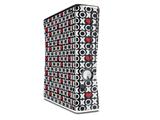 XO Hearts Decal Style Skin for XBOX 360 Slim Vertical