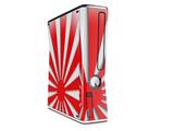 Rising Sun Japanese Flag Red Decal Style Skin for XBOX 360 Slim Vertical