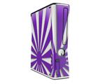 Rising Sun Japanese Flag Purple Decal Style Skin for XBOX 360 Slim Vertical
