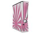 Rising Sun Japanese Flag Pink Decal Style Skin for XBOX 360 Slim Vertical