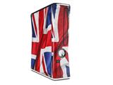 Union Jack 01 Decal Style Skin for XBOX 360 Slim Vertical