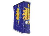 Moon Sun Decal Style Skin for XBOX 360 Slim Vertical