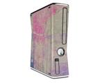 Pastel Abstract Pink and Blue Decal Style Skin for XBOX 360 Slim Vertical