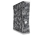 Scattered Skulls Gray Decal Style Skin for XBOX 360 Slim Vertical