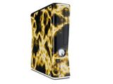 Electrify Yellow Decal Style Skin for XBOX 360 Slim Vertical