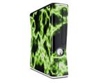 Electrify Green Decal Style Skin for XBOX 360 Slim Vertical