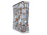 Rusted Metal Decal Style Skin for XBOX 360 Slim Vertical