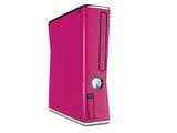 Solids Collection Fushia Decal Style Skin for XBOX 360 Slim Vertical