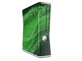 Mystic Vortex Green Decal Style Skin for XBOX 360 Slim Vertical