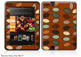 Leafy Decal Style Skin fits 2012 Amazon Kindle Fire HD 7 inch