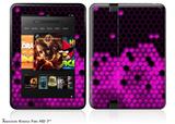 HEX Hot Pink Decal Style Skin fits 2012 Amazon Kindle Fire HD 7 inch