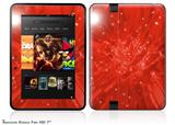 Stardust Red Decal Style Skin fits 2012 Amazon Kindle Fire HD 7 inch