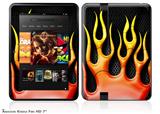 Metal Flames Decal Style Skin fits 2012 Amazon Kindle Fire HD 7 inch