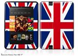 Union Jack 02 Decal Style Skin fits 2012 Amazon Kindle Fire HD 7 inch