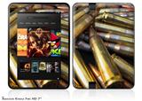 Bullets Decal Style Skin fits 2012 Amazon Kindle Fire HD 7 inch