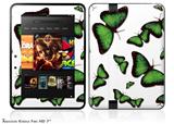 Butterflies Green Decal Style Skin fits 2012 Amazon Kindle Fire HD 7 inch