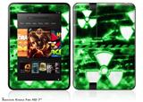 Radioactive Green Decal Style Skin fits 2012 Amazon Kindle Fire HD 7 inch