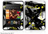 Abstract 02 Yellow Decal Style Skin fits 2012 Amazon Kindle Fire HD 7 inch