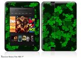 St Patricks Clover Confetti Decal Style Skin fits 2012 Amazon Kindle Fire HD 7 inch