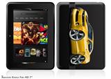 2010 Camaro RS Yellow Decal Style Skin fits 2012 Amazon Kindle Fire HD 7 inch