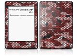 HEX Mesh Camo 01 Red - Decal Style Skin fits Amazon Kindle Paperwhite (Original)