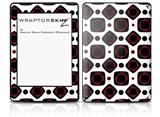 Red And Black Squared - Decal Style Skin fits Amazon Kindle Paperwhite (Original)