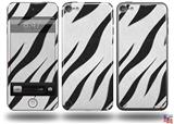 Zebra Skin Decal Style Vinyl Skin - fits Apple iPod Touch 5G (IPOD NOT INCLUDED)