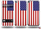 USA American Flag 01 Decal Style Vinyl Skin - fits Apple iPod Touch 5G (IPOD NOT INCLUDED)