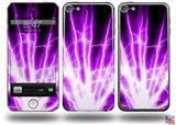 Lightning Purple Decal Style Vinyl Skin - fits Apple iPod Touch 5G (IPOD NOT INCLUDED)