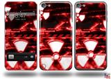 Radioactive Red Decal Style Vinyl Skin - fits Apple iPod Touch 5G (IPOD NOT INCLUDED)