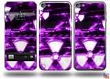 Radioactive Purple Decal Style Vinyl Skin - fits Apple iPod Touch 5G (IPOD NOT INCLUDED)