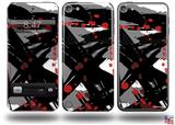 Abstract 02 Red Decal Style Vinyl Skin - fits Apple iPod Touch 5G (IPOD NOT INCLUDED)